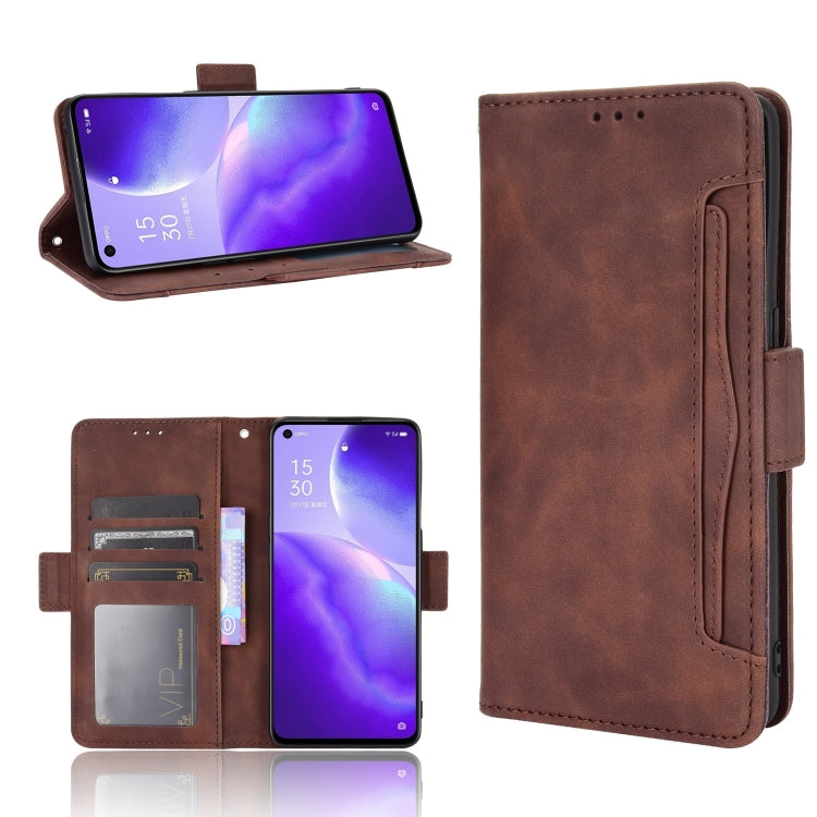Skin Feel Calf Pattern Horizontal Flip Leather Case with Holder & Card Slots & Photo Frame, For OPPO A54, For OPPO A93 5G, For OPPO A94 4G/F19 Pro 4G/Reno5 F/Reno5 Lite, For OPPO Find X3 Lite / Reno5 5G