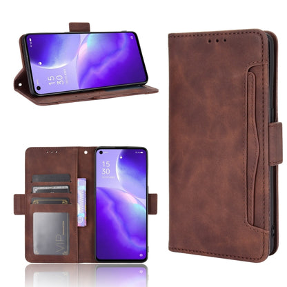 Skin Feel Calf Pattern Horizontal Flip Leather Case with Holder & Card Slots & Photo Frame, For OPPO A54, For OPPO A93 5G, For OPPO A94 4G/F19 Pro 4G/Reno5 F/Reno5 Lite, For OPPO Find X3 Lite / Reno5 5G