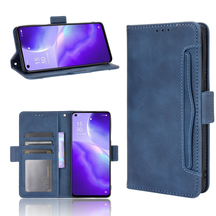 Skin Feel Calf Pattern Horizontal Flip Leather Case with Holder & Card Slots & Photo Frame, For OPPO A54, For OPPO A93 5G, For OPPO A94 4G/F19 Pro 4G/Reno5 F/Reno5 Lite, For OPPO Find X3 Lite / Reno5 5G