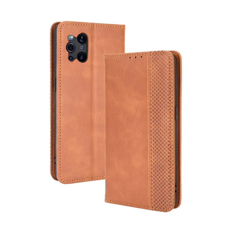 Magnetic Buckle Retro Crazy Horse Texture Horizontal Flip Leather Case with Holder & Card Slots & Photo Frame, For OPPO Find X3 / Find X3 Pro, For OPPO Reno5 Pro Plus / Find X3 Neo, For Xiaomi Redmi Note 10 4G / Note 10S                                ...