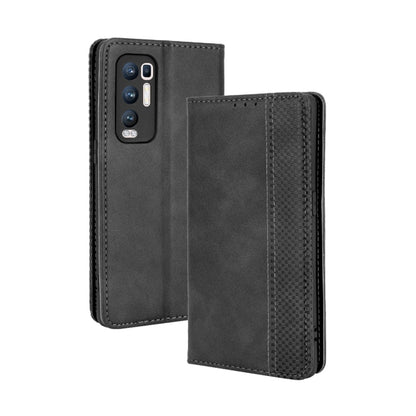 Magnetic Buckle Retro Crazy Horse Texture Horizontal Flip Leather Case with Holder & Card Slots & Photo Frame, For OPPO Find X3 / Find X3 Pro, For OPPO Reno5 Pro Plus / Find X3 Neo, For Xiaomi Redmi Note 10 4G / Note 10S                                ...