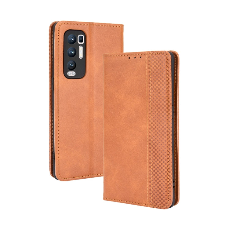 Magnetic Buckle Retro Crazy Horse Texture Horizontal Flip Leather Case with Holder & Card Slots & Photo Frame, For OPPO Find X3 / Find X3 Pro, For OPPO Reno5 Pro Plus / Find X3 Neo, For Xiaomi Redmi Note 10 4G / Note 10S                                ...