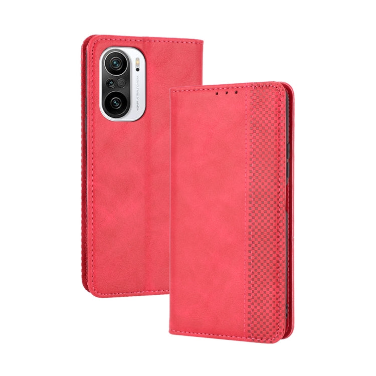 Magnetic Buckle Retro Crazy Horse Texture Horizontal Flip Leather Case with Holder & Card Slots & Photo Frame, For Xiaomi Mi 11 Ultra, For Xiaomi Mi 11i / Poco F3/Redmi K40 / K40 Pro, For Xiaomi Mi 11i  / Poco F3/Redmi K40 / K40 Pro                    ...