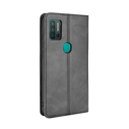 Magnetic Buckle Retro Crazy Horse Texture Horizontal Flip Leather Case with Holder & Card Slots & Photo Frame, For Ulefone Note 11P, For Xiaomi Mi 10S