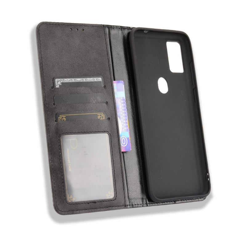 Magnetic Buckle Retro Crazy Horse Texture Horizontal Flip Leather Case with Holder & Card Slots & Photo Frame, For Ulefone Note 11P, For Xiaomi Mi 10S