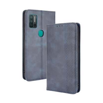 Magnetic Buckle Retro Crazy Horse Texture Horizontal Flip Leather Case with Holder & Card Slots & Photo Frame, For Ulefone Note 11P, For Xiaomi Mi 10S