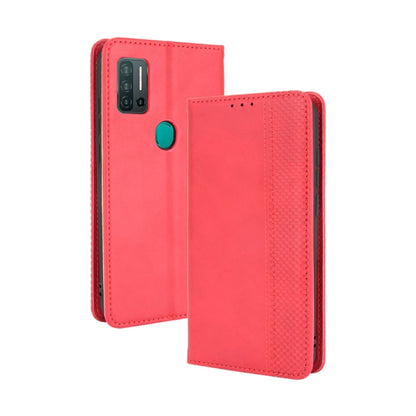 Magnetic Buckle Retro Crazy Horse Texture Horizontal Flip Leather Case with Holder & Card Slots & Photo Frame, For Ulefone Note 11P, For Xiaomi Mi 10S