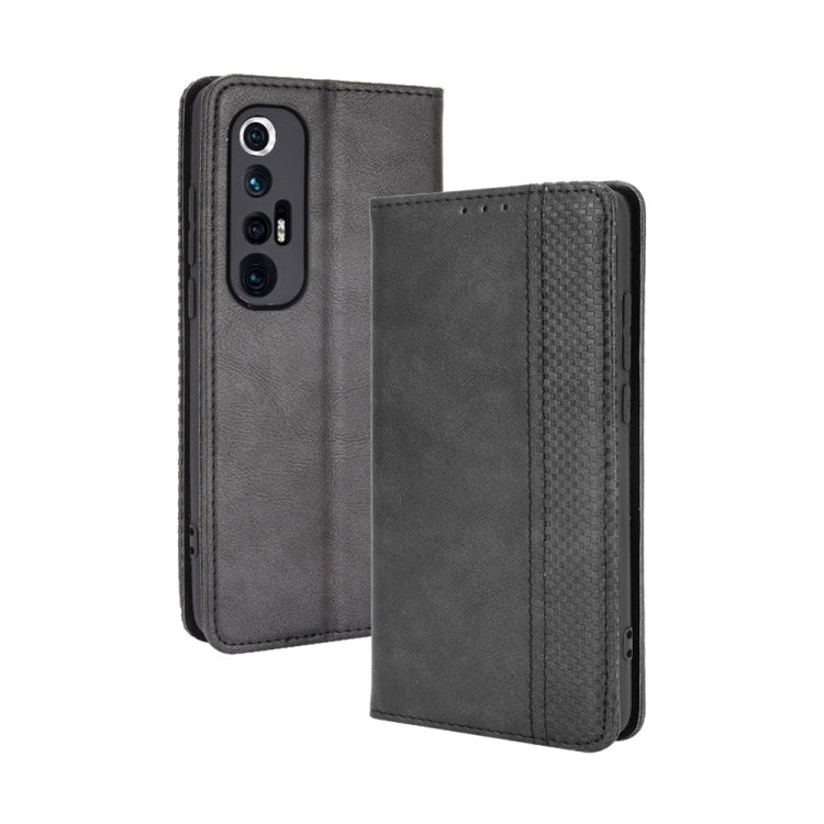 Magnetic Buckle Retro Crazy Horse Texture Horizontal Flip Leather Case with Holder & Card Slots & Photo Frame, For Ulefone Note 11P, For Xiaomi Mi 10S