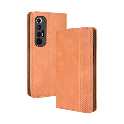 Magnetic Buckle Retro Crazy Horse Texture Horizontal Flip Leather Case with Holder & Card Slots & Photo Frame, For Ulefone Note 11P, For Xiaomi Mi 10S