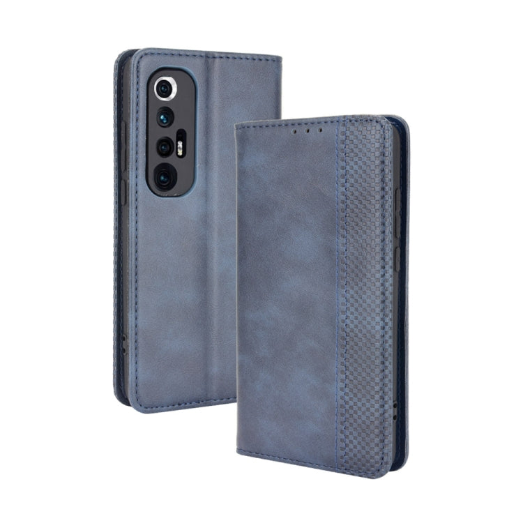 Magnetic Buckle Retro Crazy Horse Texture Horizontal Flip Leather Case with Holder & Card Slots & Photo Frame, For Ulefone Note 11P, For Xiaomi Mi 10S