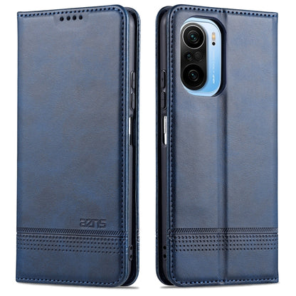 AZNS Magnetic Calf Texture Horizontal Flip Leather Case with Card Slots & Holder & Wallet, For Xiaomi Poco F3, For Samsung Galaxy A32 4G
