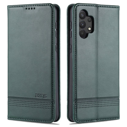 AZNS Magnetic Calf Texture Horizontal Flip Leather Case with Card Slots & Holder & Wallet, For Xiaomi Poco F3, For Samsung Galaxy A32 4G