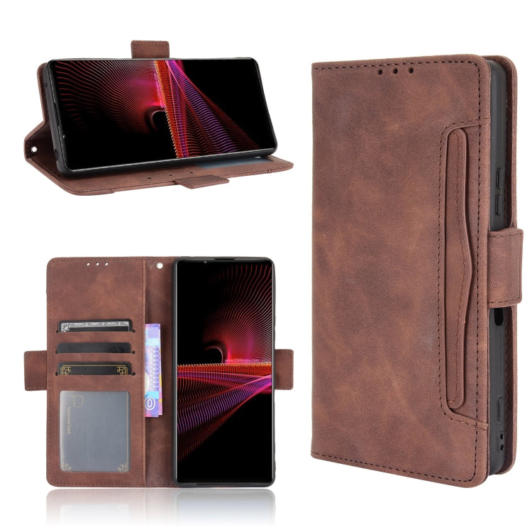 Skin Feel Calf Pattern Horizontal Flip Leather Case with Holder & Card Slots & Photo Frame, For Sony Xperia 1 III, For Sony Xperia 10  III, For Xiaomi Mi 10S, For Xiaomi Mi 11 Lite 4G / Mi 11 Lite 5G
