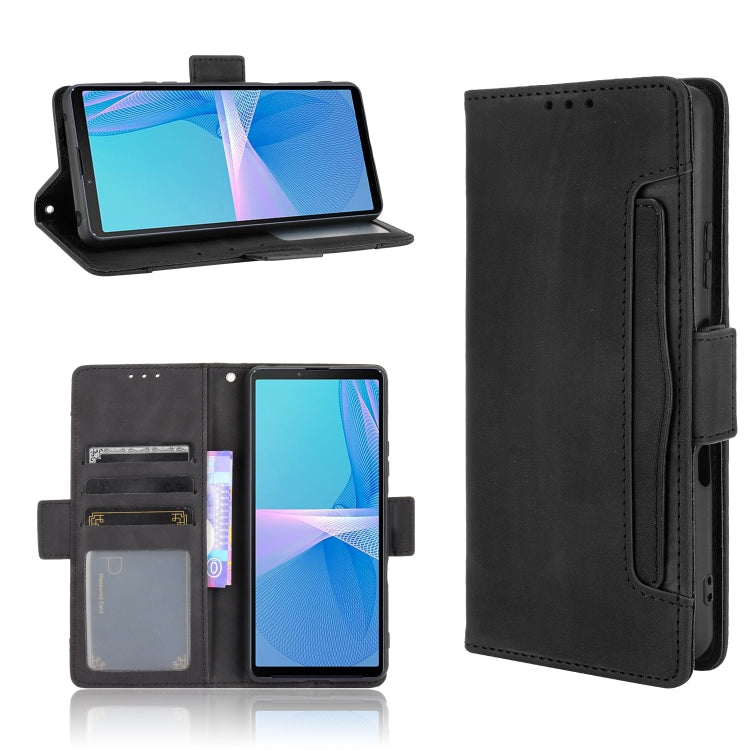 Skin Feel Calf Pattern Horizontal Flip Leather Case with Holder & Card Slots & Photo Frame, For Sony Xperia 1 III, For Sony Xperia 10  III, For Xiaomi Mi 10S, For Xiaomi Mi 11 Lite 4G / Mi 11 Lite 5G