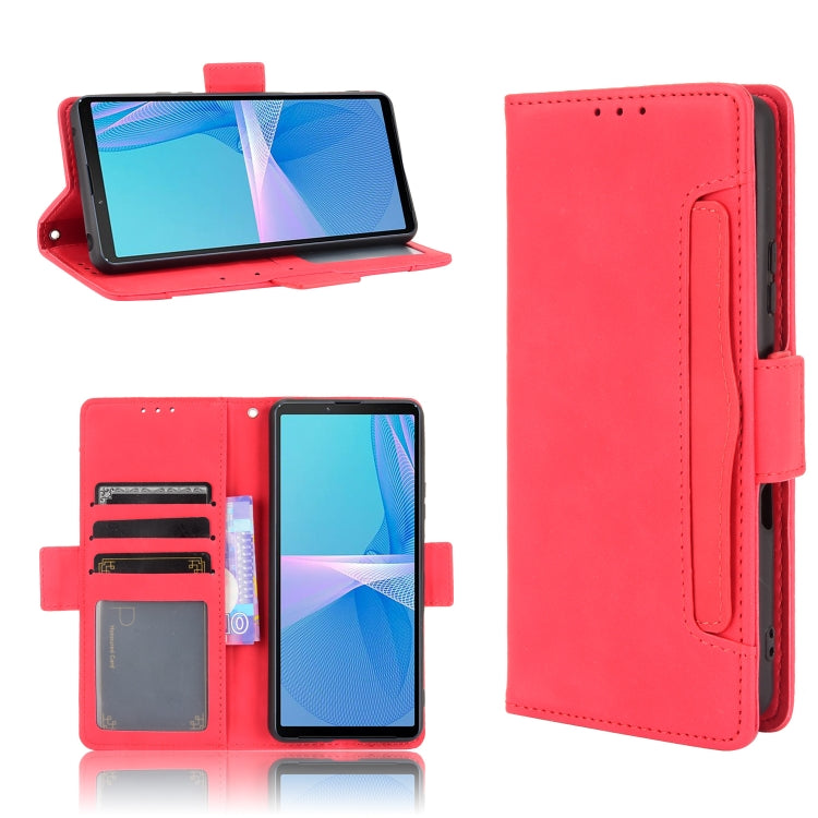 Skin Feel Calf Pattern Horizontal Flip Leather Case with Holder & Card Slots & Photo Frame, For Sony Xperia 1 III, For Sony Xperia 10  III, For Xiaomi Mi 10S, For Xiaomi Mi 11 Lite 4G / Mi 11 Lite 5G