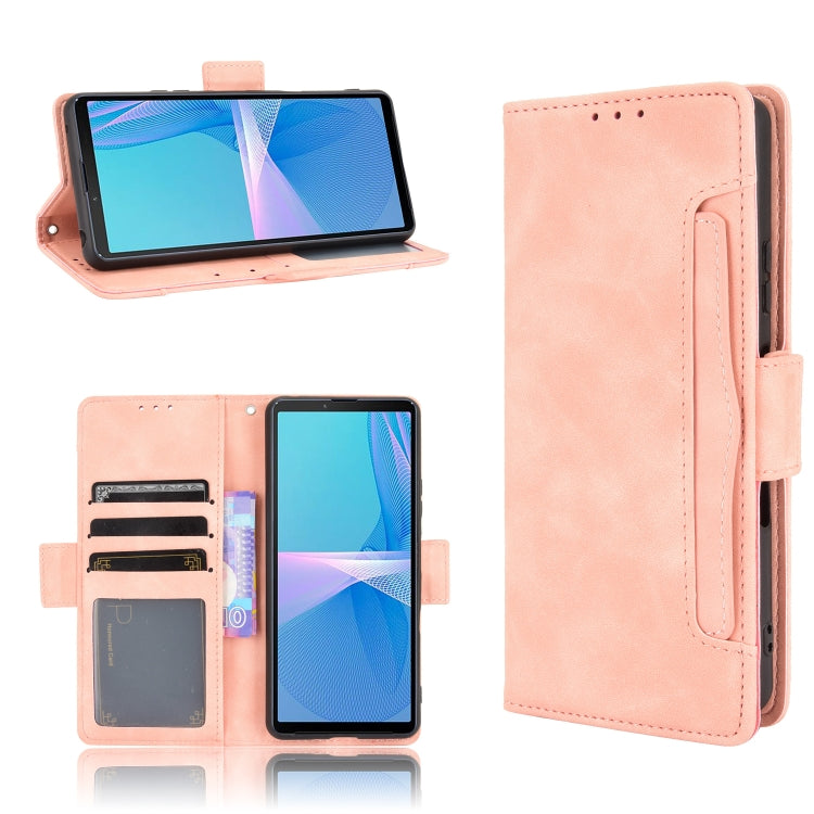 Skin Feel Calf Pattern Horizontal Flip Leather Case with Holder & Card Slots & Photo Frame, For Sony Xperia 1 III, For Sony Xperia 10  III, For Xiaomi Mi 10S, For Xiaomi Mi 11 Lite 4G / Mi 11 Lite 5G