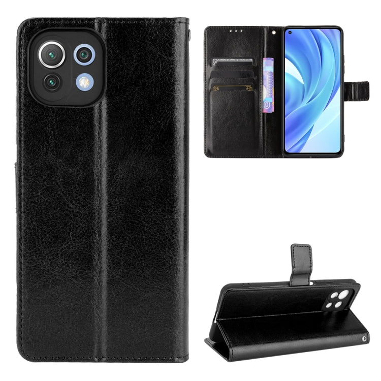 Retro Crazy Horse Texture Horizontal Flip Leather Case with Holder & Card Slots & Photo Frame, For Xiaomi Redmi Note 10 4G / Note 10S, For Xiaomi Redmi Note 10 Pro / Note 10 Pro Max, For Xiaomi Mi 11 Lite 4G, For Xiaomi MI 11 Lite 5G, For Xiaomi Mi 11 ...
