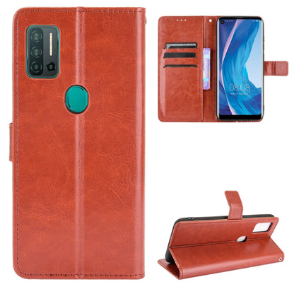 Retro Crazy Horse Texture Horizontal Flip Leather Case with Holder & Card Slots & Photo Frame, For Ulefone Note 11P
