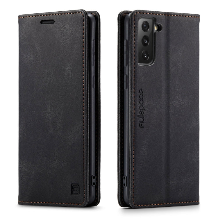 AutSpace A01 Retro Skin-feel Crazy Horse Texture Horizontal Flip Leather Case with Holder & Card Slots & Wallet & RFID, For Samsung Galaxy S21 5G, For Samsung Galaxy S21+ 5G, For Samsung Galaxy S21 Ultra 5G, For Samsung Galaxy S20, For Samsung Galaxy S...