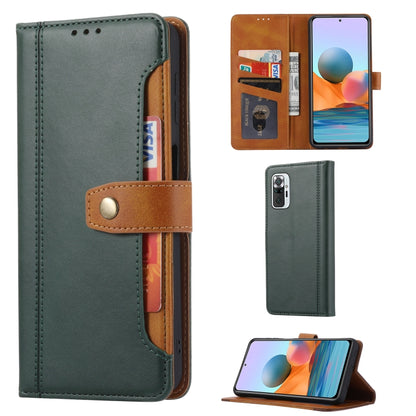 Calf Texture Double Fold Clasp Horizontal Flip Leather Case with Photo Frame & Holder & Card Slots & Wallet, For Xiaomi Redmi K40 / K40 Pro, For Xiaomi Redmi Note 10 4G / Note 10S, For Xiaomi Redmi Note 10 Pro