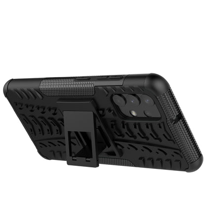Tire Texture Shockproof TPU+PC Protective Case with Holder, For Samsung Galaxy A32 4G, For vivo Y20, For Xiaomi Redmi Note 10