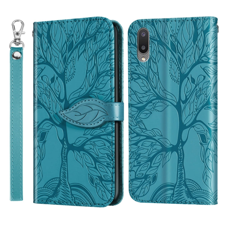 Life of Tree Embossing Pattern Horizontal Flip Leather Case with Holder & Card Slot & Wallet & Photo Frame & Lanyard, For Samsung Galaxy A02, For Samsung Galaxy A32 5G, For Samsung Galaxy M62, For Xiaomi Mi 11