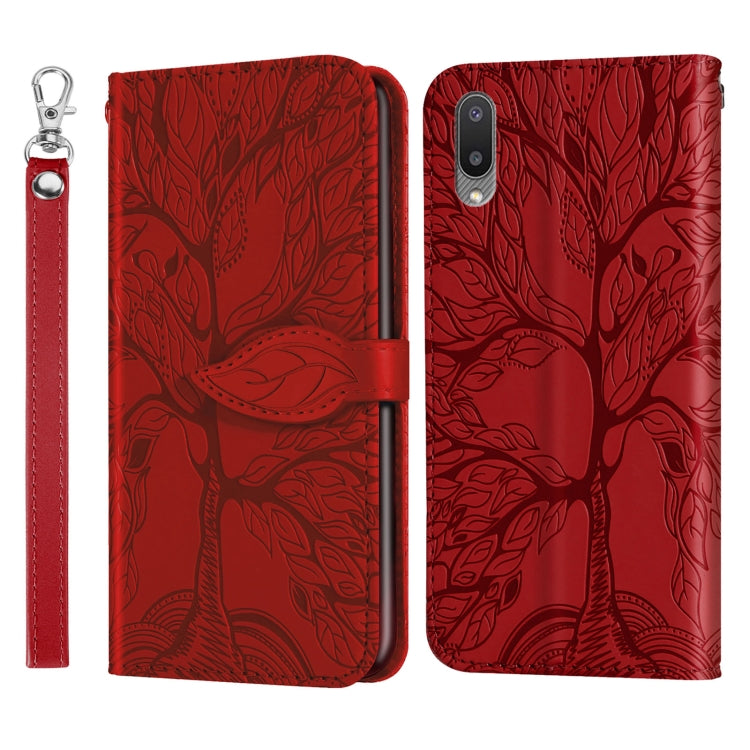 Life of Tree Embossing Pattern Horizontal Flip Leather Case with Holder & Card Slot & Wallet & Photo Frame & Lanyard, For Samsung Galaxy A02, For Samsung Galaxy A32 5G, For Samsung Galaxy M62, For Xiaomi Mi 11