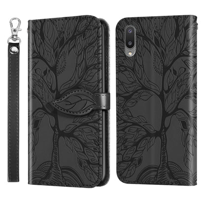 Life of Tree Embossing Pattern Horizontal Flip Leather Case with Holder & Card Slot & Wallet & Photo Frame & Lanyard, For Samsung Galaxy A02, For Samsung Galaxy A32 5G, For Samsung Galaxy M62, For Xiaomi Mi 11