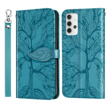 Life of Tree Embossing Pattern Horizontal Flip Leather Case with Holder & Card Slot & Wallet & Photo Frame & Lanyard, For Samsung Galaxy A02, For Samsung Galaxy A32 5G, For Samsung Galaxy M62, For Xiaomi Mi 11