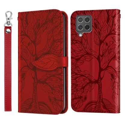 Life of Tree Embossing Pattern Horizontal Flip Leather Case with Holder & Card Slot & Wallet & Photo Frame & Lanyard, For Samsung Galaxy A02, For Samsung Galaxy A32 5G, For Samsung Galaxy M62, For Xiaomi Mi 11