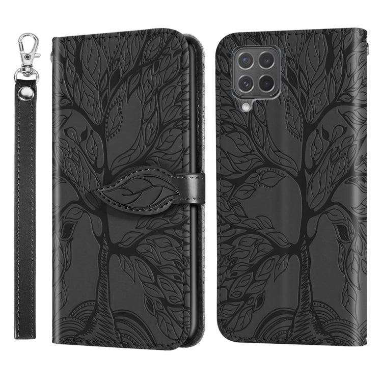 Life of Tree Embossing Pattern Horizontal Flip Leather Case with Holder & Card Slot & Wallet & Photo Frame & Lanyard, For Samsung Galaxy A02, For Samsung Galaxy A32 5G, For Samsung Galaxy M62, For Xiaomi Mi 11