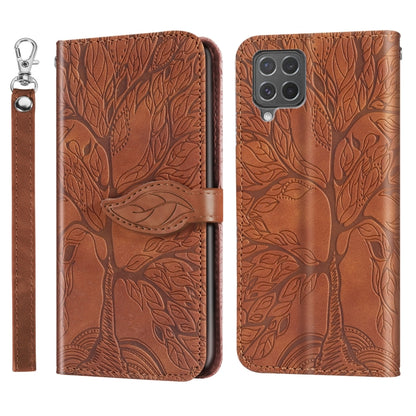 Life of Tree Embossing Pattern Horizontal Flip Leather Case with Holder & Card Slot & Wallet & Photo Frame & Lanyard, For Samsung Galaxy A02, For Samsung Galaxy A32 5G, For Samsung Galaxy M62, For Xiaomi Mi 11