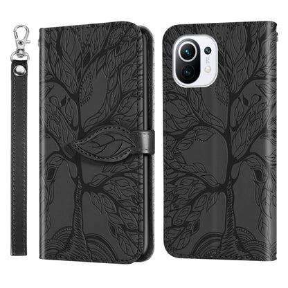 Life of Tree Embossing Pattern Horizontal Flip Leather Case with Holder & Card Slot & Wallet & Photo Frame & Lanyard, For Samsung Galaxy A02, For Samsung Galaxy A32 5G, For Samsung Galaxy M62, For Xiaomi Mi 11