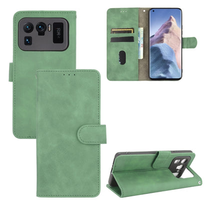 Solid Color Skin Feel Magnetic Buckle Horizontal Flip Calf Texture PU Leather Case with Holder & Card Slots & Wallet, For Xiaomi Mi 11 Ultra, For Xiaomi Mi 11 Pro