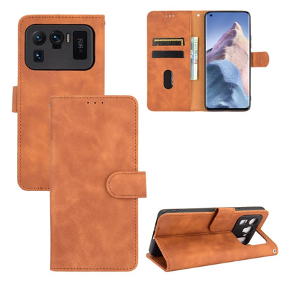 Solid Color Skin Feel Magnetic Buckle Horizontal Flip Calf Texture PU Leather Case with Holder & Card Slots & Wallet, For Xiaomi Mi 11 Ultra, For Xiaomi Mi 11 Pro