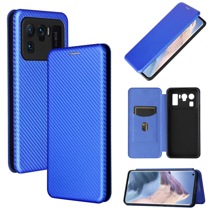 Carbon Fiber Texture Magnetic Horizontal Flip TPU + PC + PU Leather Case with Card Slot, For Xiaomi Mi 11 Ultra, For Xiaomi Mi 11 Pro, For Xiaomi Mi 11 Lite, For Realme C21