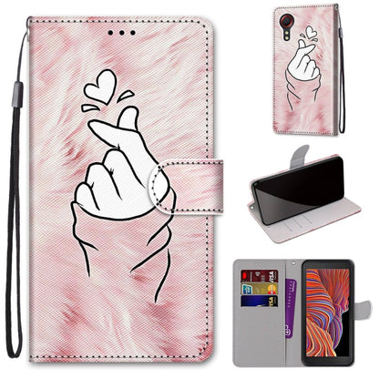 Coloured Drawing Cross Texture Horizontal Flip PU Leather Case with Holder & Card Slots & Wallet & Lanyard, For Samsung Galaxy Xcover 5, For OPPO Realme C15 / C12 / C25 / 7i (Global)/ Narzo 20 / 30A