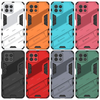 Punk Armor 2 in 1 PC + TPU Shockproof Case with Invisible Holder, For Xiaomi Mi 11 Lite