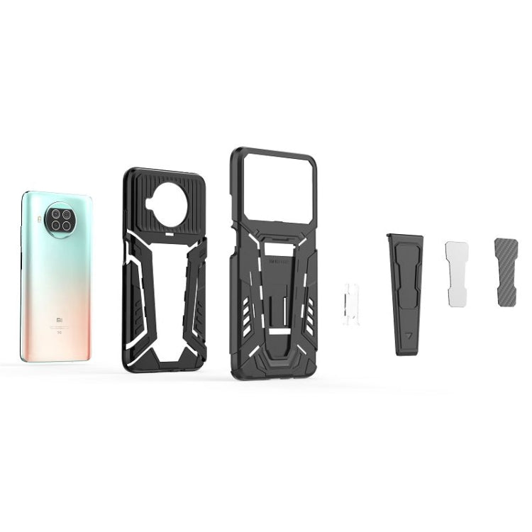War Chariot Series Armor All-inclusive Shockproof PC + TPU Protective Case with Invisible Holder, For Xiaomi Redmi Note 9, For Xiaomi Mi 10T Lite 5G, For Xiaomi Poco X3