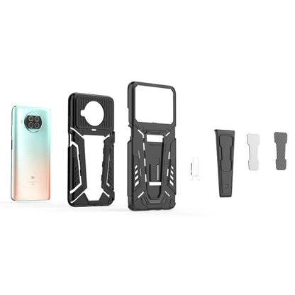 War Chariot Series Armor All-inclusive Shockproof PC + TPU Protective Case with Invisible Holder, For Xiaomi Redmi Note 9, For Xiaomi Mi 10T Lite 5G, For Xiaomi Poco X3