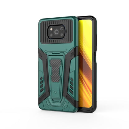 War Chariot Series Armor All-inclusive Shockproof PC + TPU Protective Case with Invisible Holder, For Xiaomi Redmi Note 9, For Xiaomi Mi 10T Lite 5G, For Xiaomi Poco X3