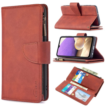 Skin Feel Detachable Magnetic Zipper Horizontal Flip PU Leather Case with Multi-Card Slots & Holder & Wallet & Photo Frame & Lanyard, For Samsung Galaxy A32 5G, For Samsung Galaxy A42, For Samsung Galaxy A52 5G / 4G, For Samsung Galaxy A72 5G / 4G