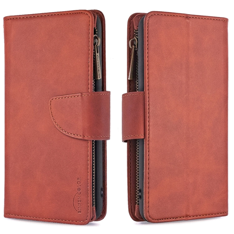 Skin Feel Detachable Magnetic Zipper Horizontal Flip PU Leather Case with Multi-Card Slots & Holder & Wallet & Photo Frame & Lanyard, For Xiaomi Poco M3, For Xiaomi Poco X3