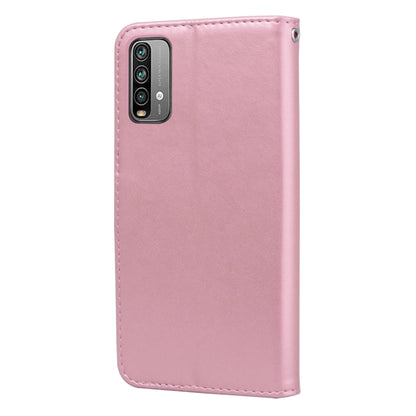 Rose Embossed Horizontal Flip PU Leather Case with Holder & Card Slots & Wallet, For Xiaomi Redmi 9T, For Xiaomi Mi 11 Lite, For Xiaomi Redmi Note 9T 5G, For Xiaomi Redmi Note 10