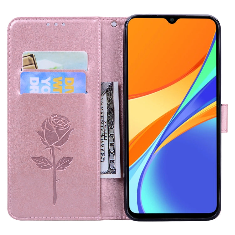 Rose Embossed Horizontal Flip PU Leather Case with Holder & Card Slots & Wallet, For Xiaomi Redmi 9T, For Xiaomi Mi 11 Lite, For Xiaomi Redmi Note 9T 5G, For Xiaomi Redmi Note 10