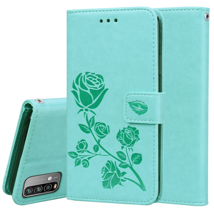 Rose Embossed Horizontal Flip PU Leather Case with Holder & Card Slots & Wallet, For Xiaomi Redmi 9T, For Xiaomi Mi 11 Lite, For Xiaomi Redmi Note 9T 5G, For Xiaomi Redmi Note 10