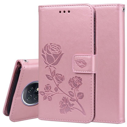 Rose Embossed Horizontal Flip PU Leather Case with Holder & Card Slots & Wallet, For Xiaomi Redmi 9T, For Xiaomi Mi 11 Lite, For Xiaomi Redmi Note 9T 5G, For Xiaomi Redmi Note 10