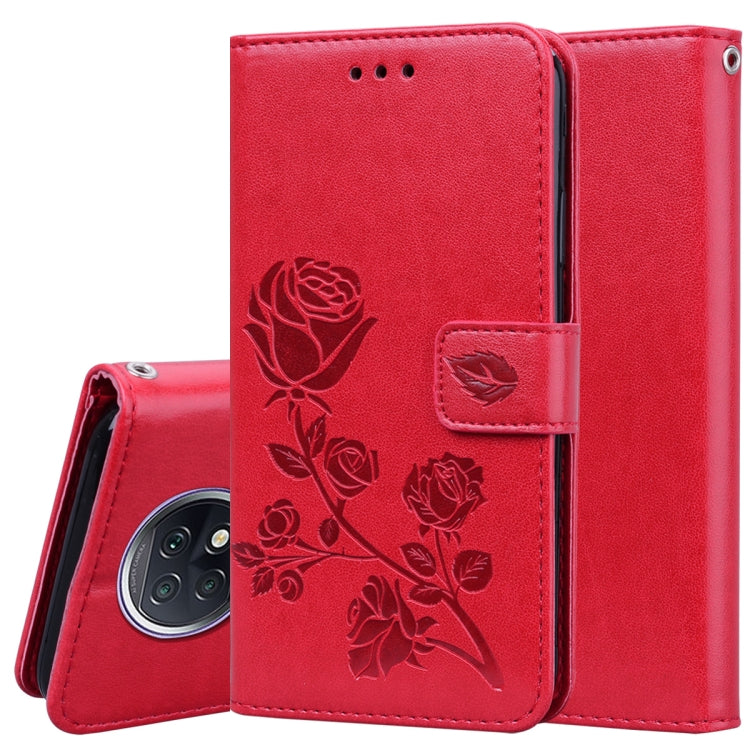 Rose Embossed Horizontal Flip PU Leather Case with Holder & Card Slots & Wallet, For Xiaomi Redmi 9T, For Xiaomi Mi 11 Lite, For Xiaomi Redmi Note 9T 5G, For Xiaomi Redmi Note 10