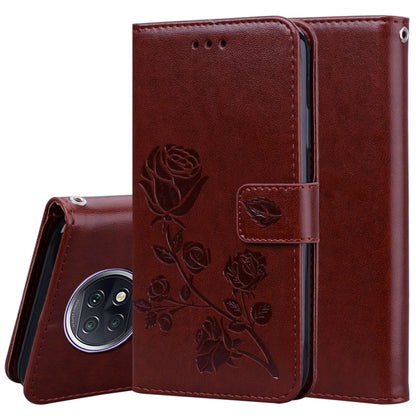 Rose Embossed Horizontal Flip PU Leather Case with Holder & Card Slots & Wallet, For Xiaomi Redmi 9T, For Xiaomi Mi 11 Lite, For Xiaomi Redmi Note 9T 5G, For Xiaomi Redmi Note 10