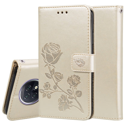 Rose Embossed Horizontal Flip PU Leather Case with Holder & Card Slots & Wallet, For Xiaomi Redmi 9T, For Xiaomi Mi 11 Lite, For Xiaomi Redmi Note 9T 5G, For Xiaomi Redmi Note 10